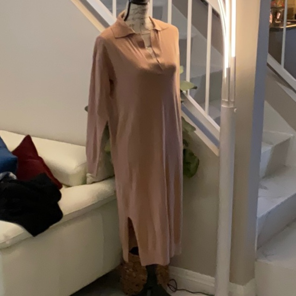 Philosophy Tan knit sweater dress, Size XS